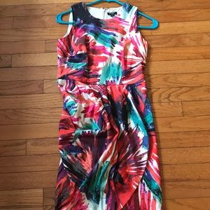 Ann Taylor Abstract Floral Shift Dress